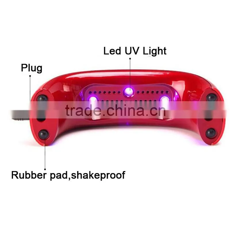2014 Hot sale most popular and high quality 6w led nail lamp