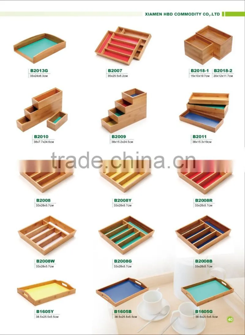 Best selling premium bamboo food wooden serving tray for sale
