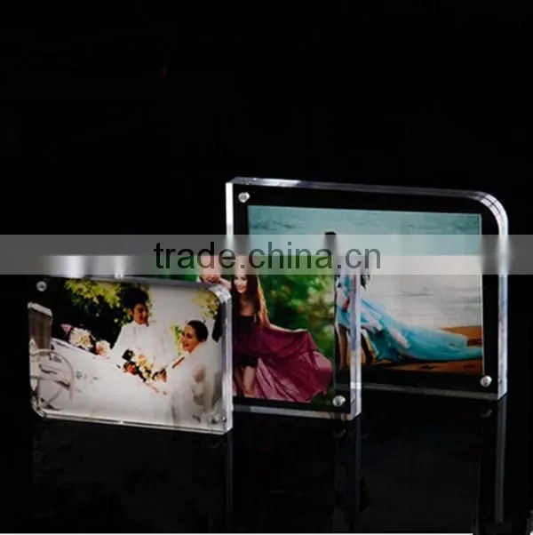 clear acrylic magnet photo picture frame