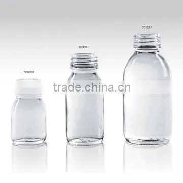 different kinds of flint glass bottle