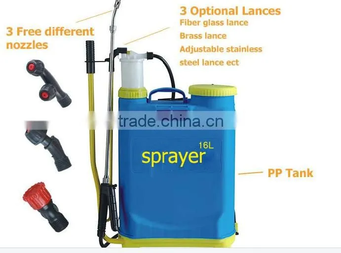 Sailflo whole sale 20L manual knapsack power sprayer/agriculture sprayer