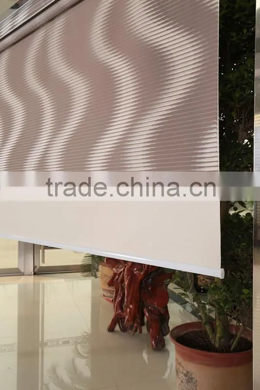 Translucent double blind fabric