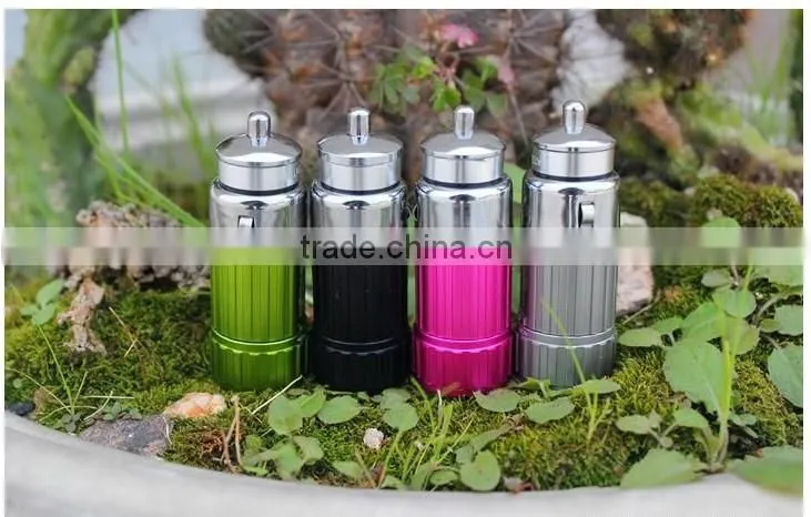Mini car rechargeable flashlight torch self charging emergency light