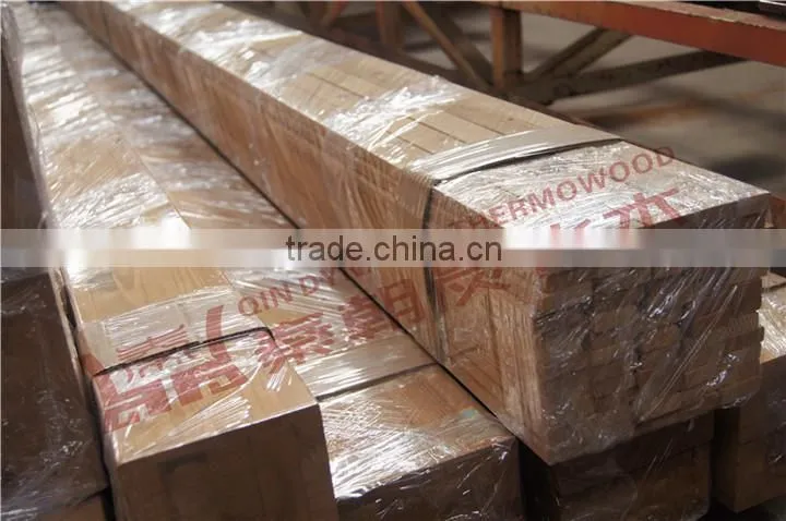 solid wood thermowood carbonized wood
