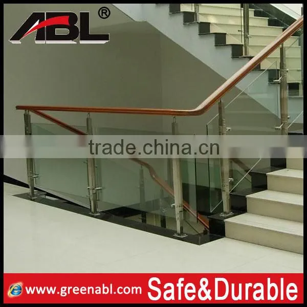 304/316 Building material for project stainless steel glass railing glass balustrade glass handrail