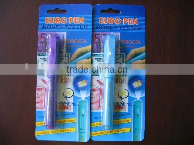 Euro pen money tester