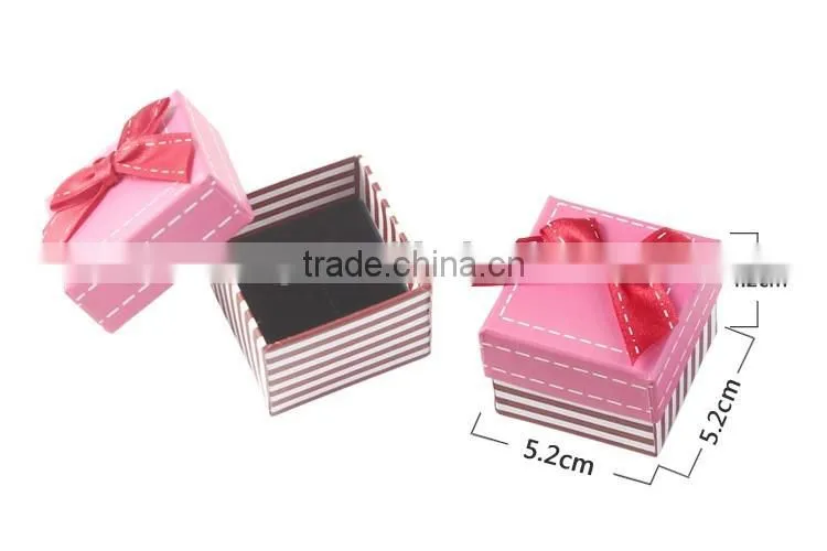 Hottest quality for the paper square paper jewelry ring box