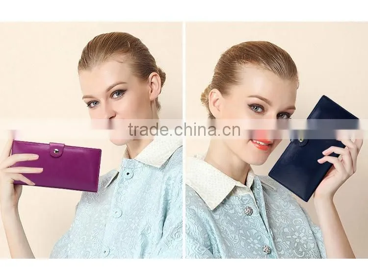 Hot Sale Fashion Women Leather Card Holder Multiple Wallet Custom Dollar Wallet