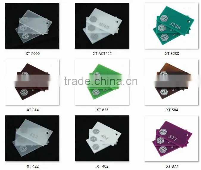 1-5mm thickness excellent silver mirror and gold mirror acrylic sheet