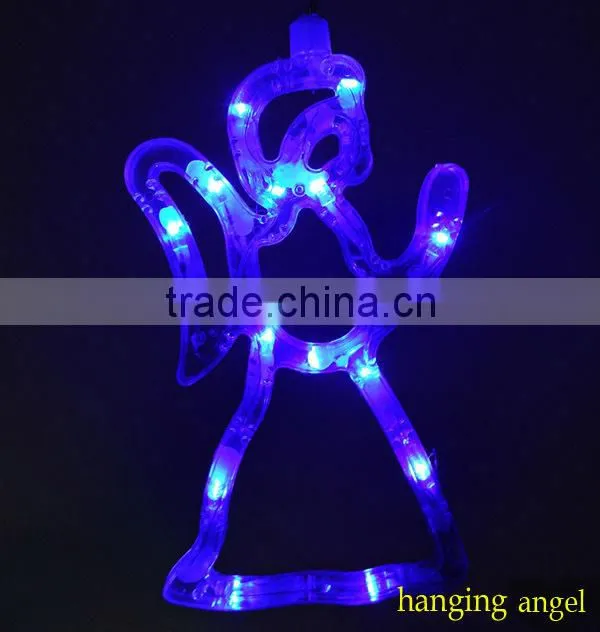 hanging led strings light with snowflake CE ROHS