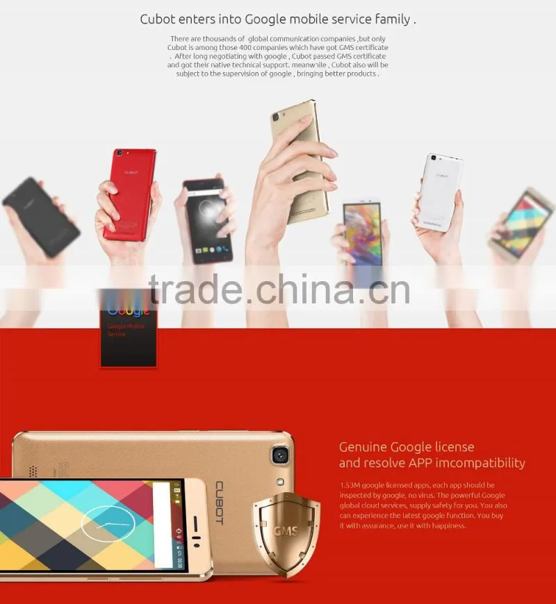Cubot Rainbow 3G Smartphone Android 6.0 5.0 inch HD Screen MTK6580 Quad Core 1.3GHz 1GB RAM 16GB ROM Gravity Sensor