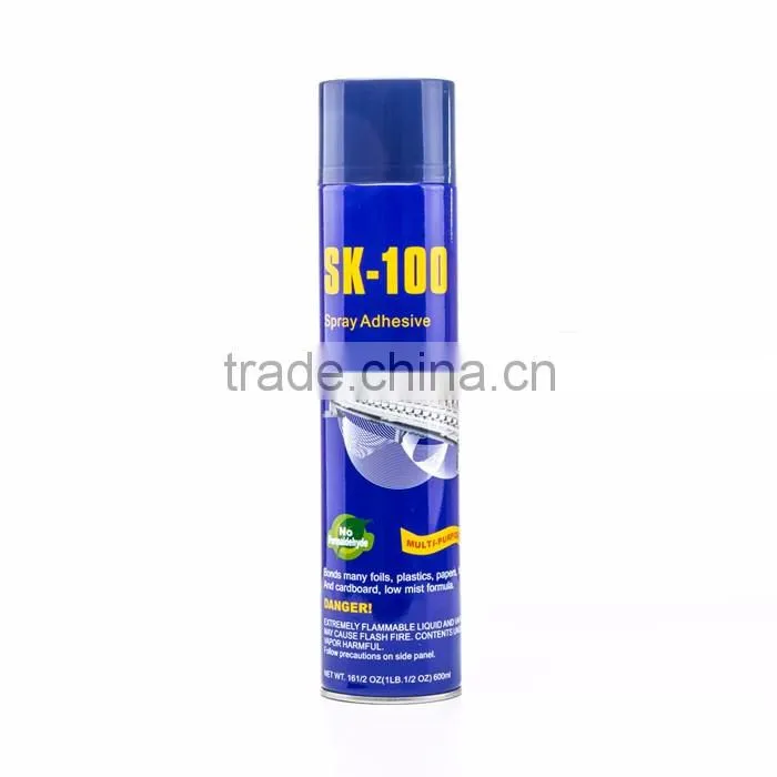 Polyester Fabric Glue Embroidery Spray Adhesive For Pvc