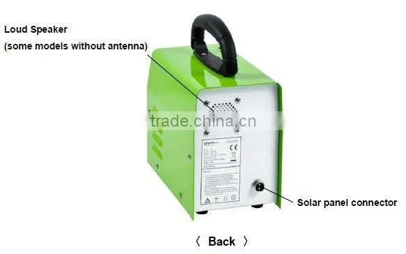 solar systems with radio , lighting, fans small solar system