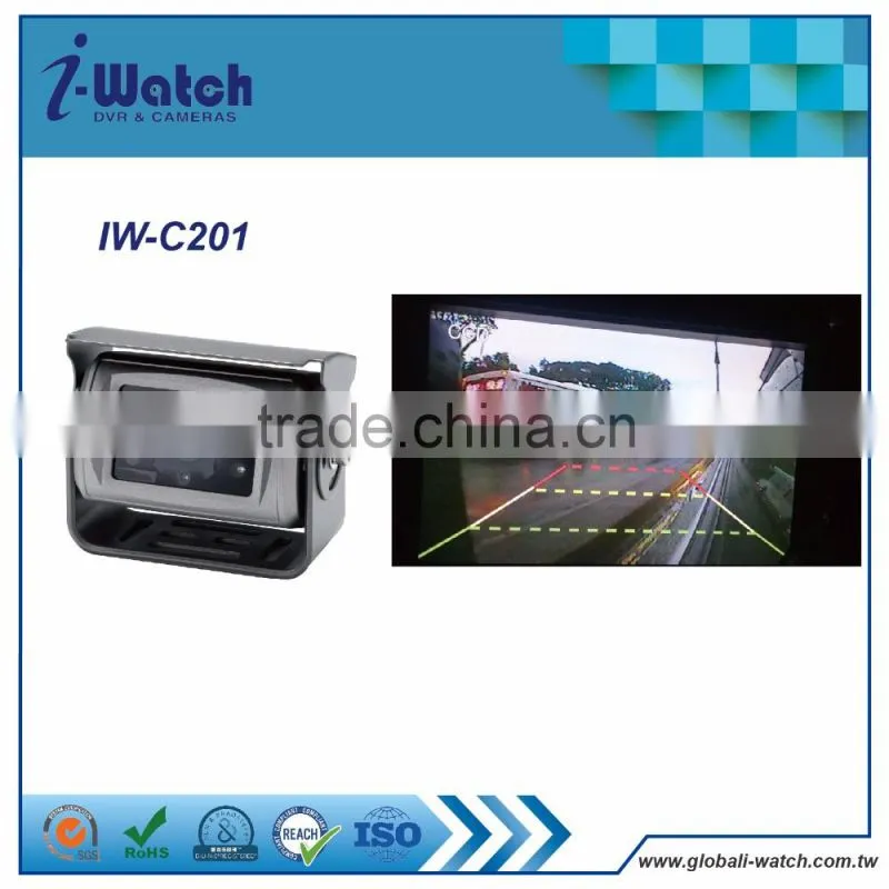 IW-C201 120 degree side view car camera 170 degree car reversing camera 3rd brake light reverse camera