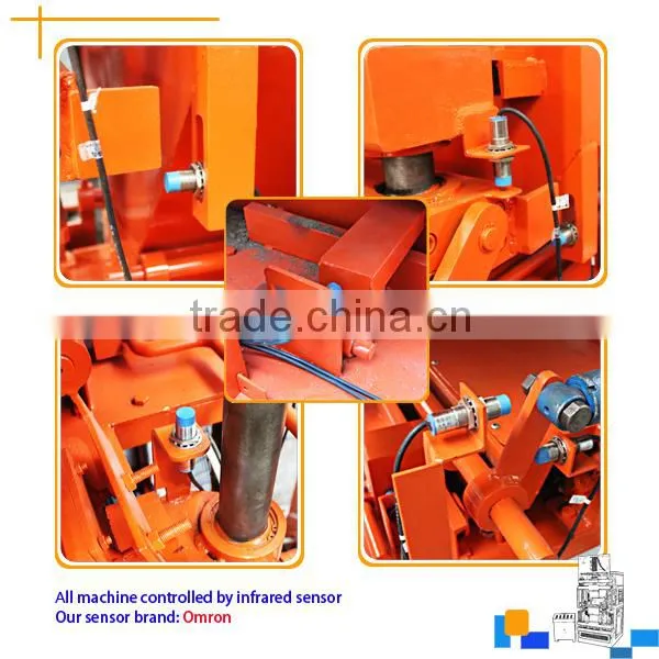 DY1-10 Fully automatic hydraulic brick making machine price