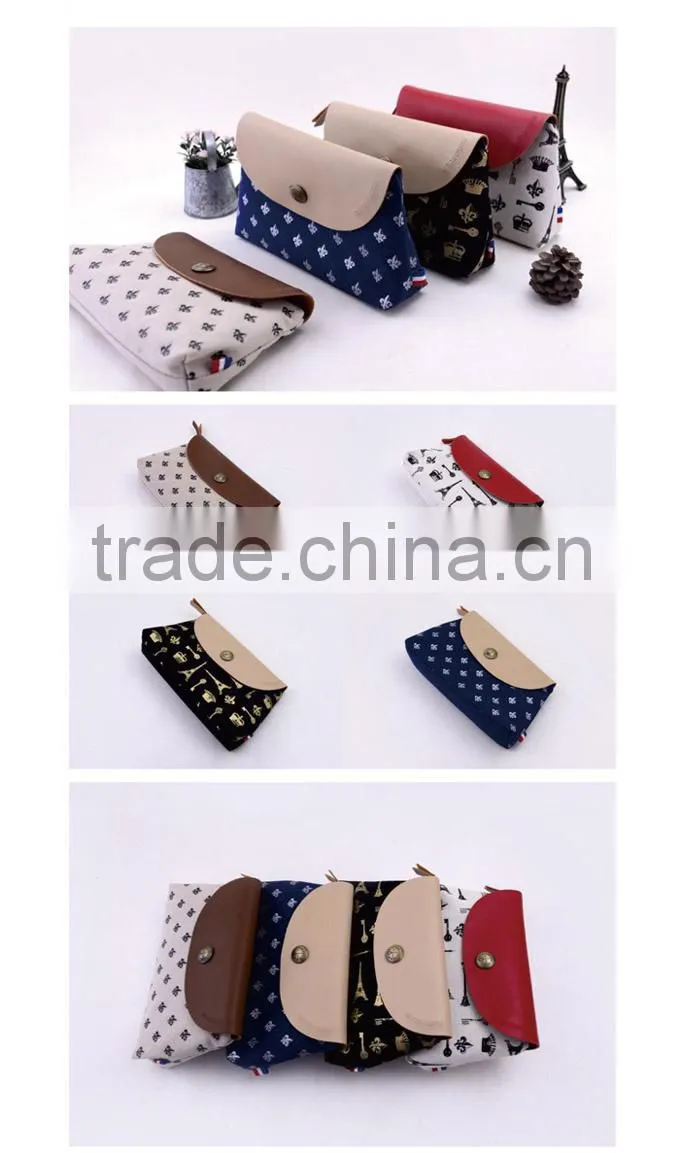 Wholesale cotton travel organizer makeup bags(COS15-007)