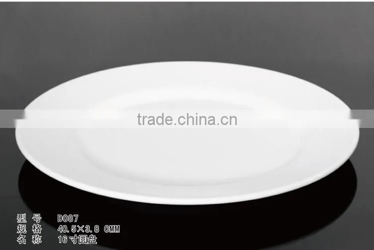 china facotry wholesale melamine plastic gold silver round 16'' wedding charger bumper plates with declare OEM