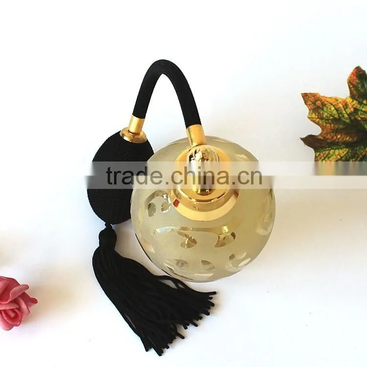 Handmade high-grade glass airbag spray perfume bottle wholesale repeatable use luxury empty bottle