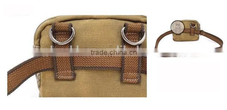 2015 Messenger Bag Style Unisex Canvas Waist Sing Bags