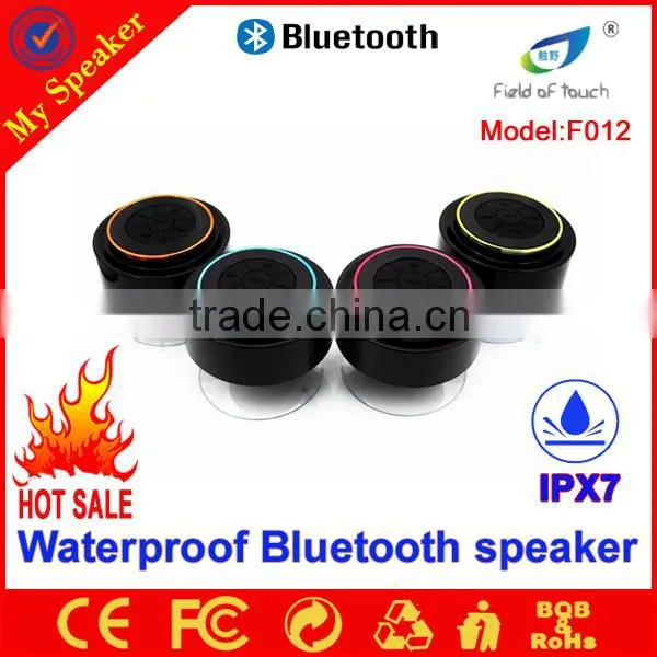 Model F012 2015 New arrival Bluetooth mini speaker,Bluetooth waterproof speaker,mini waterproof wireless bluetooth