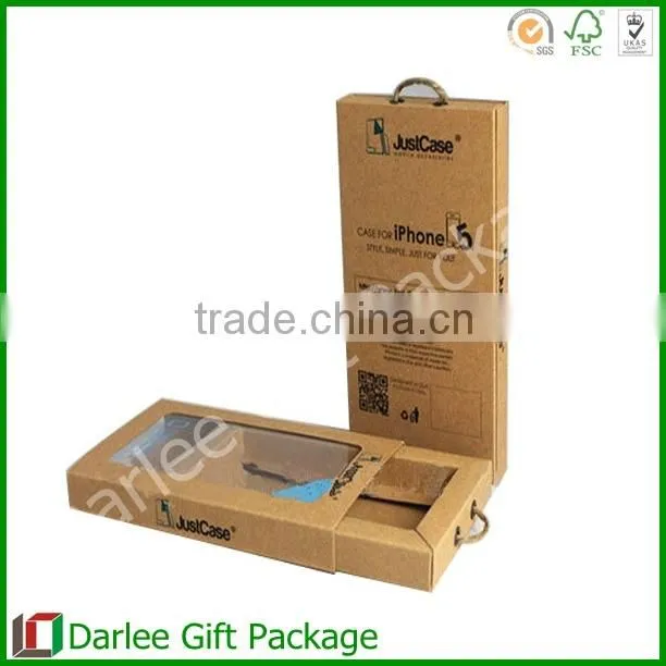 electronic high quality recycled paper printing heardphone box