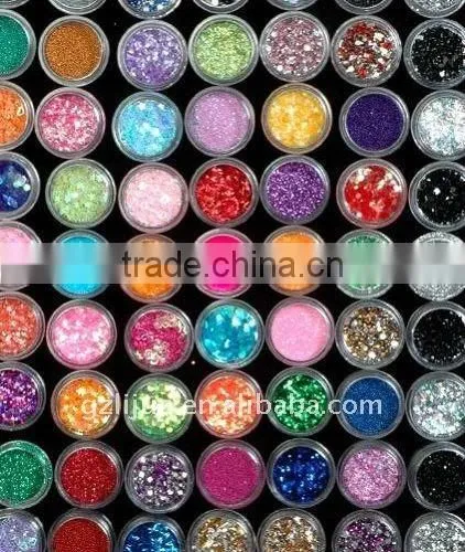 H1-018 72COLORS MIXING GLITTER POWDER