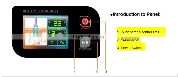 Ultrasonic Wave Beauty Instrument with vibration function