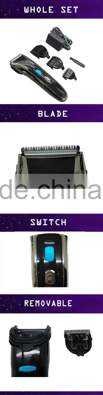 NINGBO Men Hair Trimmers cordless machines for sharpening scissors