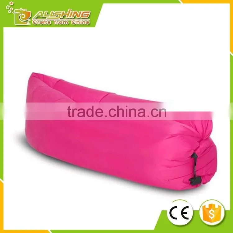 Wholesale Inflatable Lounger Outdoor or Indoor Air Sleep Sofa Couch Portable Furniture Waterproof Nylon Fabric Sleeping Compress