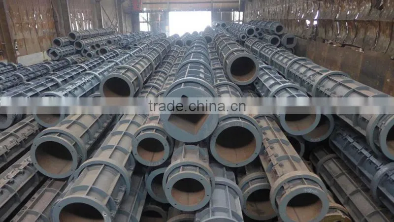 Pre-stressed Concrete Pole/pile making machine and moulds with engineers available to service machinary overseas