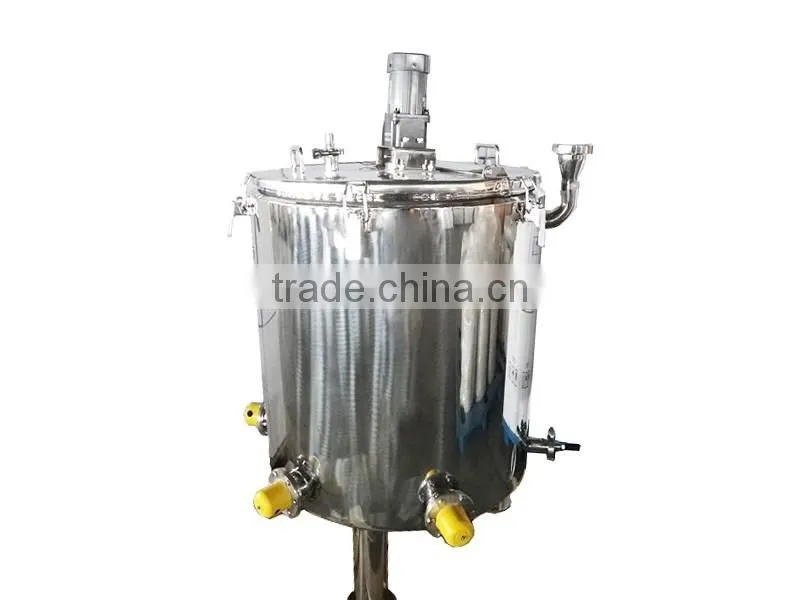 Stainless steel food grade 100l mixing tank with mixer
