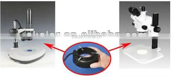 60LED Microscope Camera Ring Light LED Illuminator for Stereo Zoom Microscope