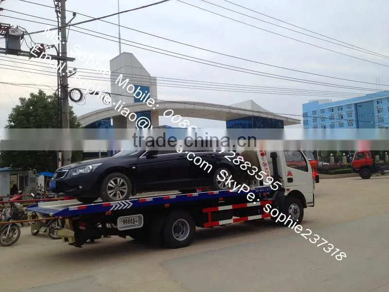 dongfeng mini tow truck wrecker,sliding rotator wrecker tow truck