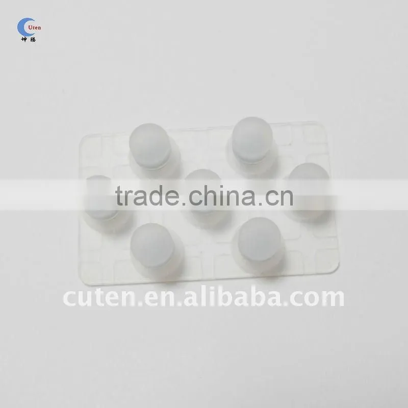 OEM 7Key Clear Conductive Rubber Switch