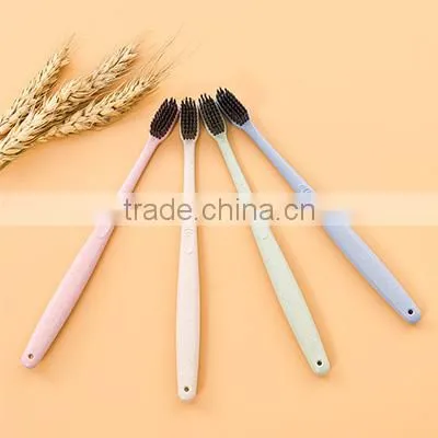 wheat straw style Double Ultra wholesale Soft Toothbrush Oral Clean Care
