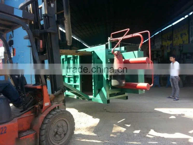 Vertical hydraulic waste paper baler,cardboard baling press machine XK--60