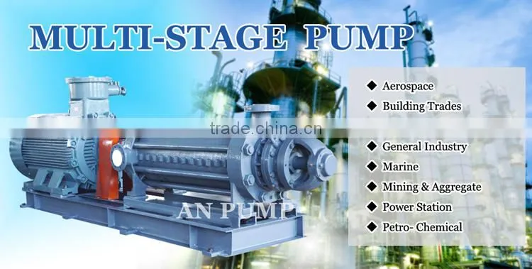 horizontal multistage pump for steam boiler water feeding