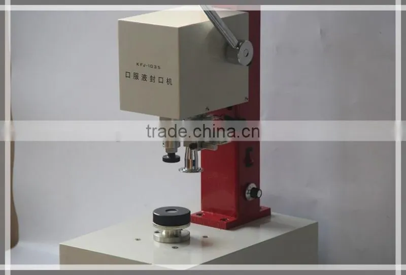 KFJ-1035A model small bottle cap capping machine