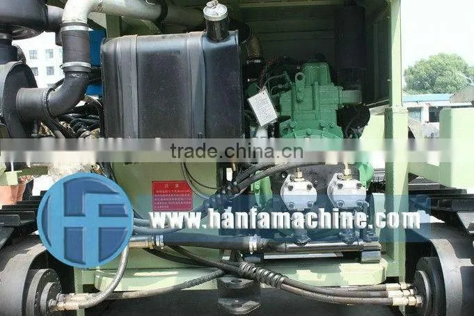 Blasting hole drilling!!! HF100YA2 Crawler DTH Blast Hole Drilling Rig