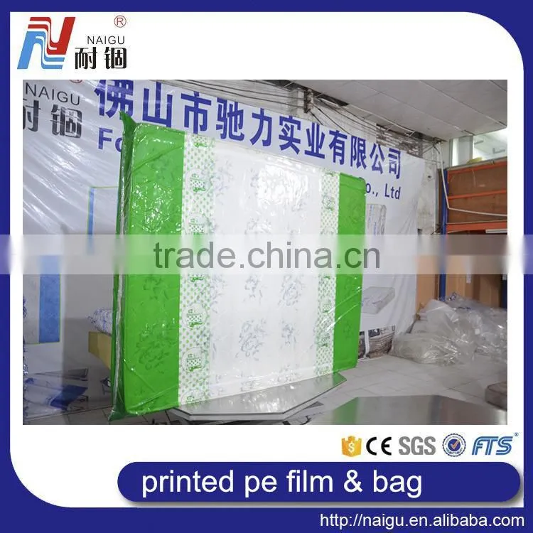 transparency and soft pe wrap film for printing, printing bag