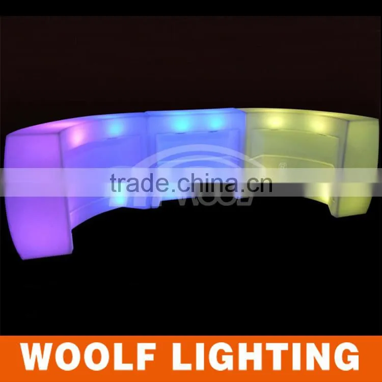 Rechargeable High Quality All Shapes and Sizes Lighted Up Modern LED Bar Table