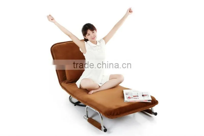 Portable folding floor chair fold down sofa bed