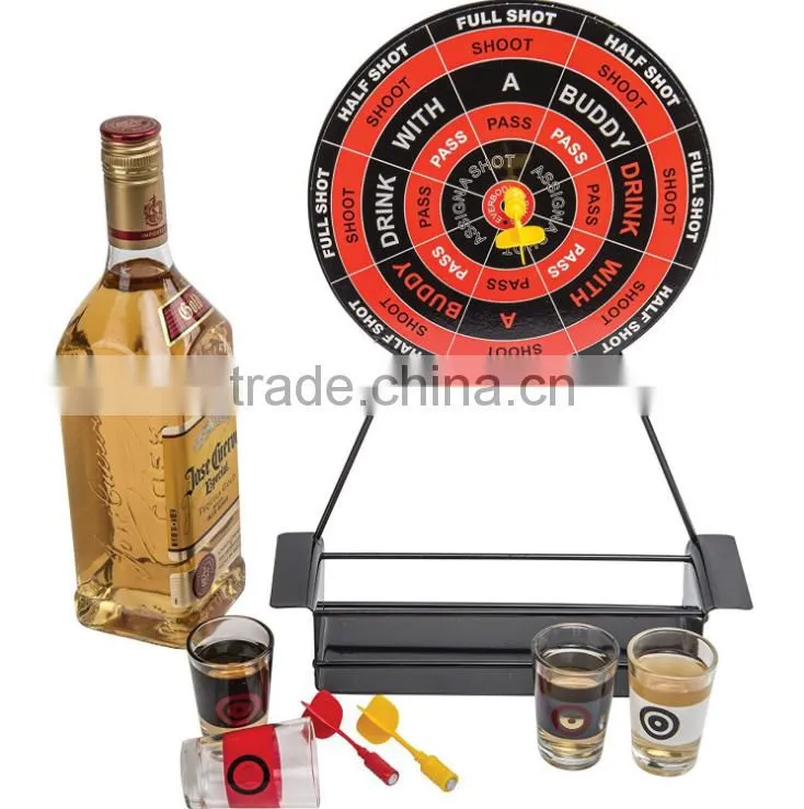 New Arrival Safety Drinking Dart Game With 4 Glasses For Party