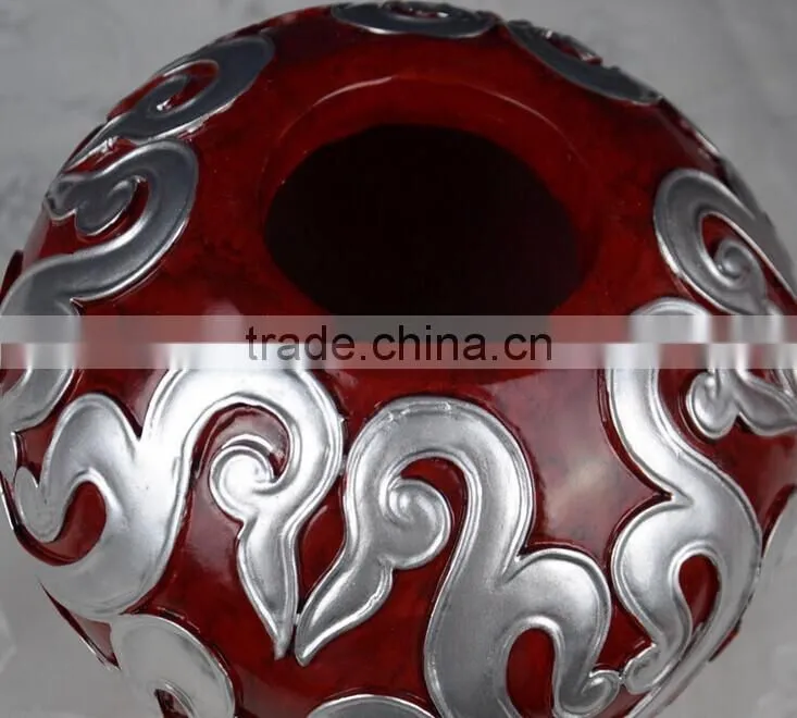 2015 Modern European style resin decorative vases for wedding