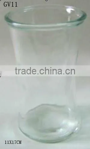 clear glass vase for decoration manufacturer GV03