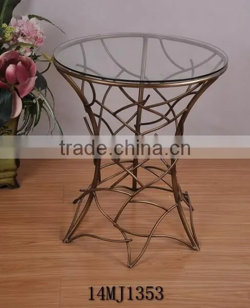Antique decorative wooden coffee table