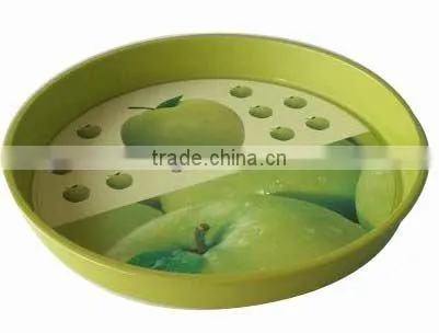 metal fruit serving tray