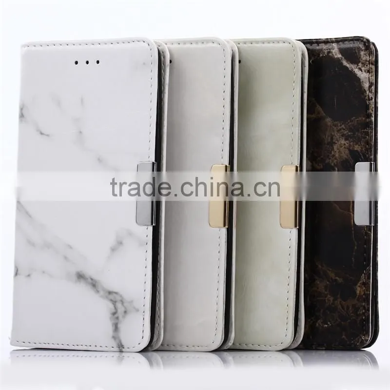 Noble design high quality marble PU card bumper/pocket cell phone case for Xiaomi