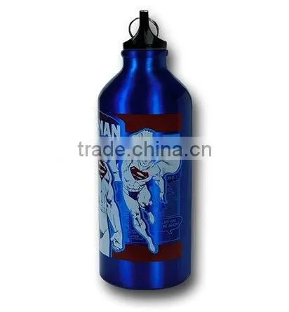 Spiderman Mug sports Aluminum Water bottle cold color changing mug