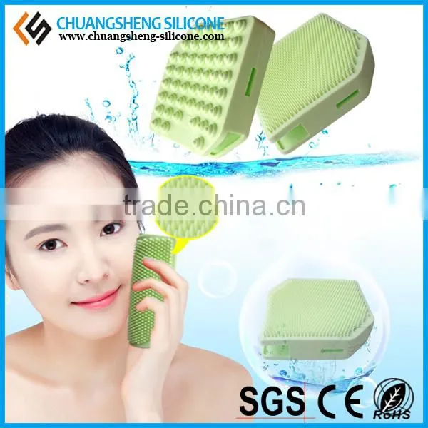 Good-feeling beauty brush, silicone massage brush